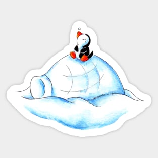 Home Sweet Igloo (South Pole) Sticker